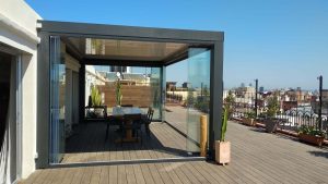 Glass & Aluminium Pivot Doors