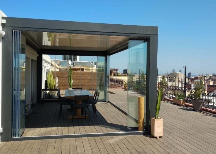 Glass & Aluminium Pivot Doors