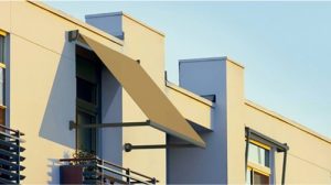 Drop-arm Awnings 19 Dakel drop-arm awning