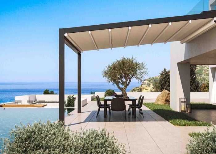 Retractable roof Pergolas Fusion