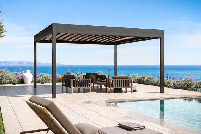 Retractable Bowed-roof Pergolas