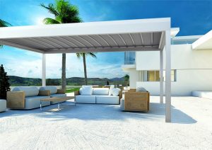 Retractable Bowed-roof Pergolas 26 Curved Retractable Pergolas
