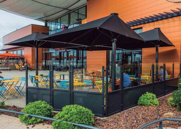wind shields and partitions